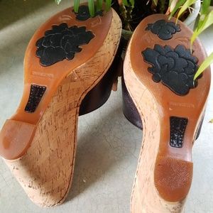 Born Crown Shoes - BORN CROWN CUTIE PIE CORK PLATFORM.LEATHER FLOWER! Born Crown Shoes - BORN CROWN CUTIE PIE CORK PLATFORM.LEATHER FLOWER!